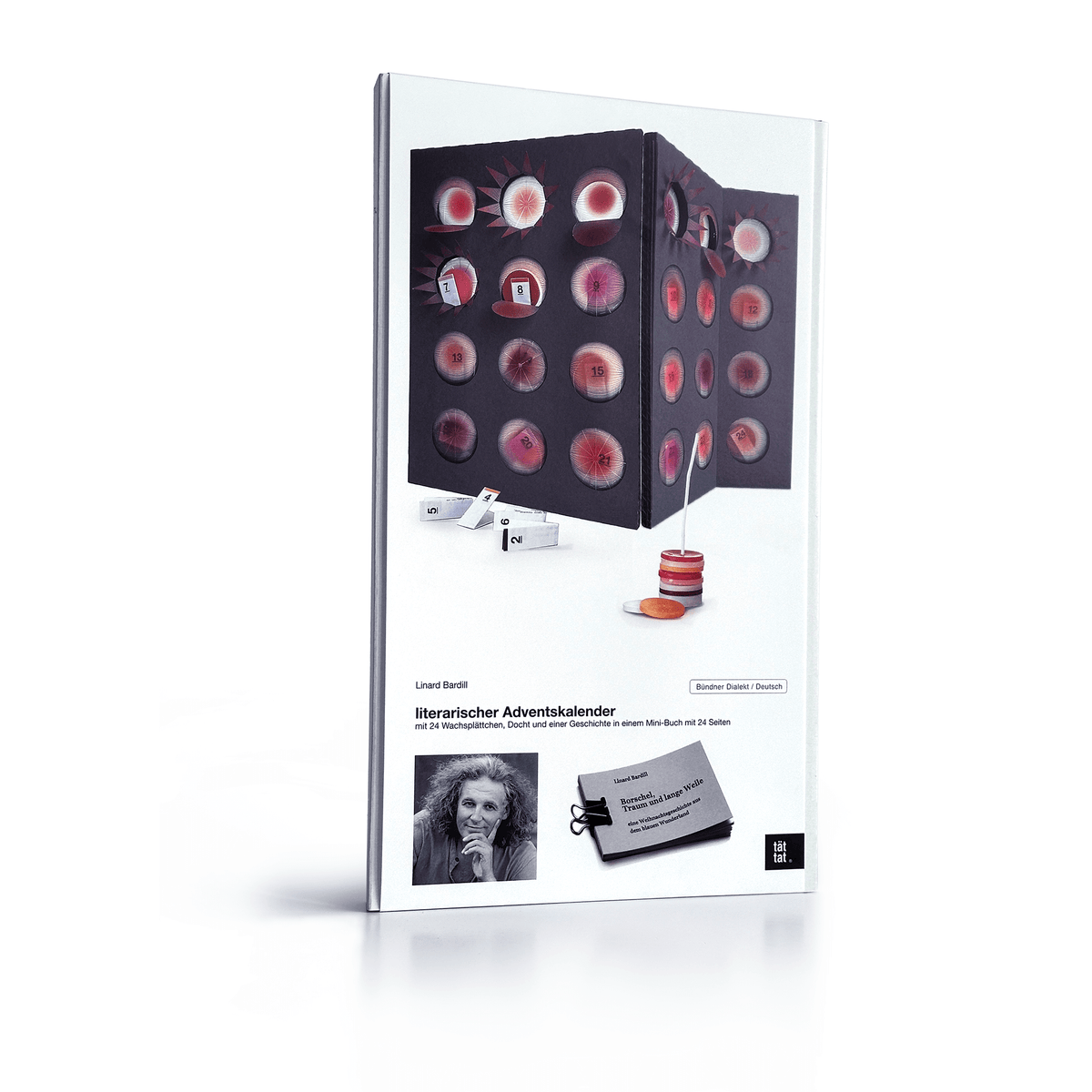 Verpackter Adventskalender, stehend