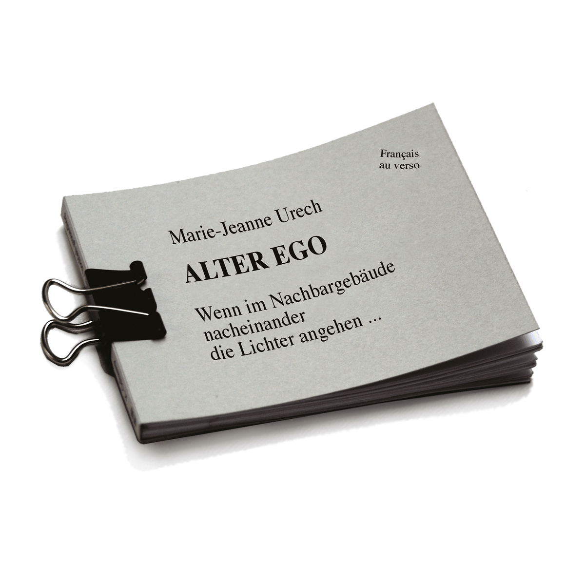 Das Buchcover &quot;Alter Ego&quot; auf Deutsch