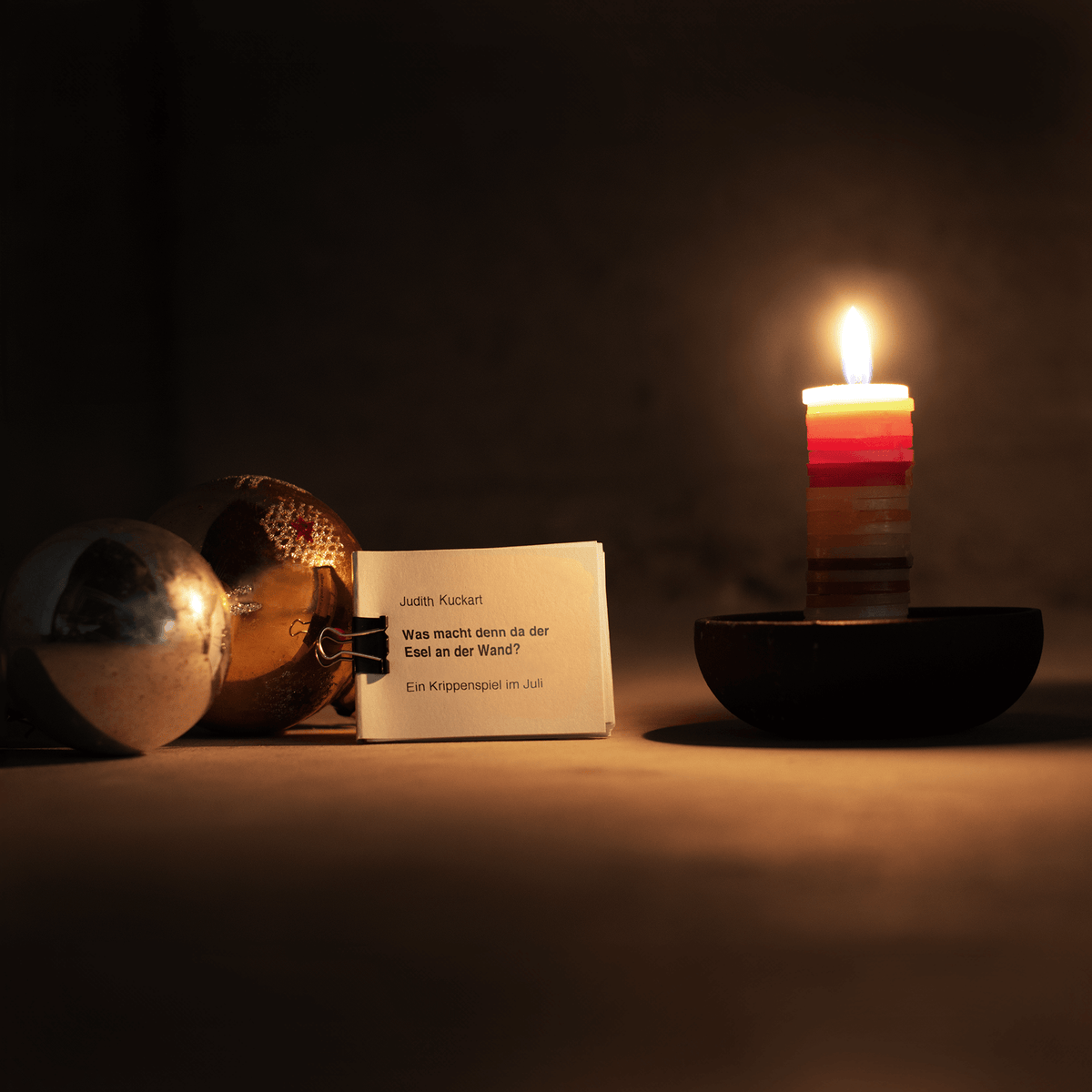 Judith Kuckart, literarischer Adventskalender (Fensterbild)