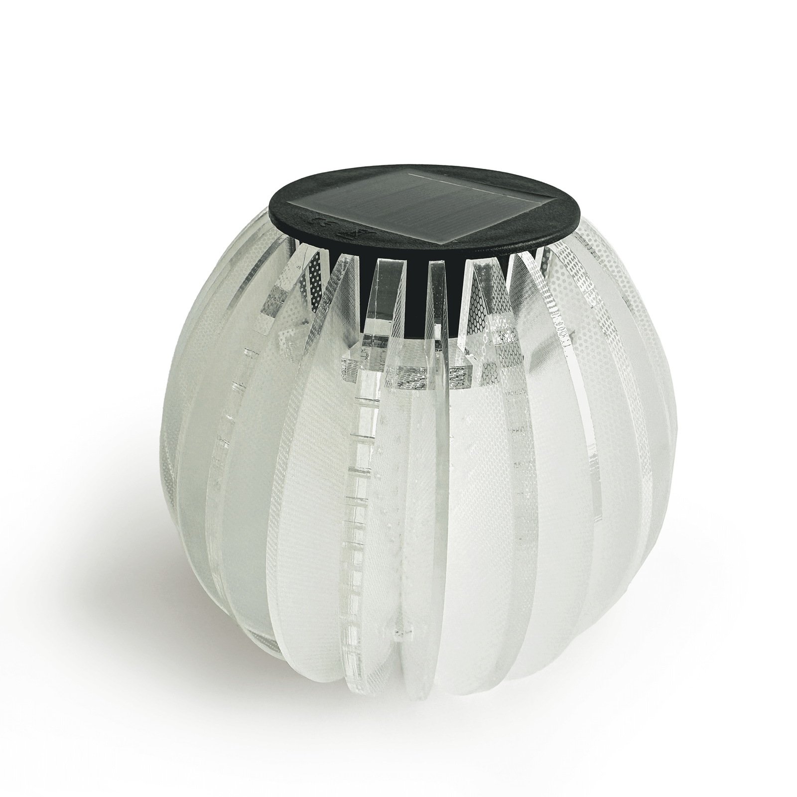 Solarlicht vor weissem Hintergrund, nicht in Betrieb