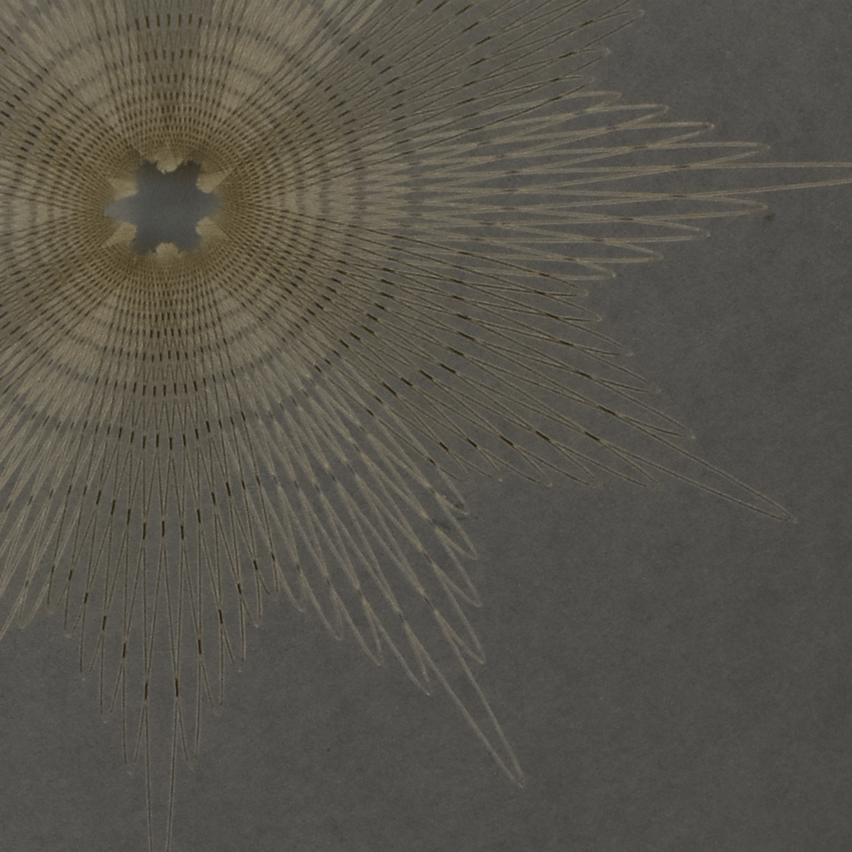 Spirograph, Stern, Doppelkarte, A5