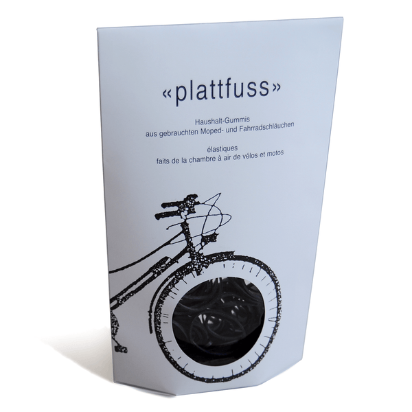 Plattfuss Haushaltgummis