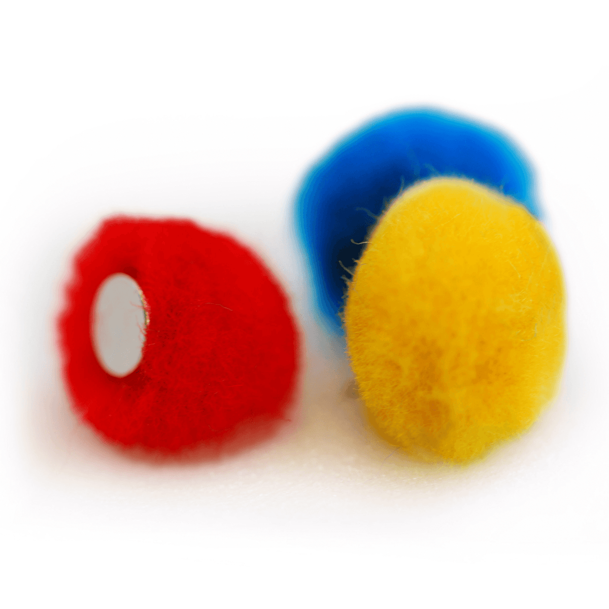 Pompon Magnet-Bleistift, gelb
